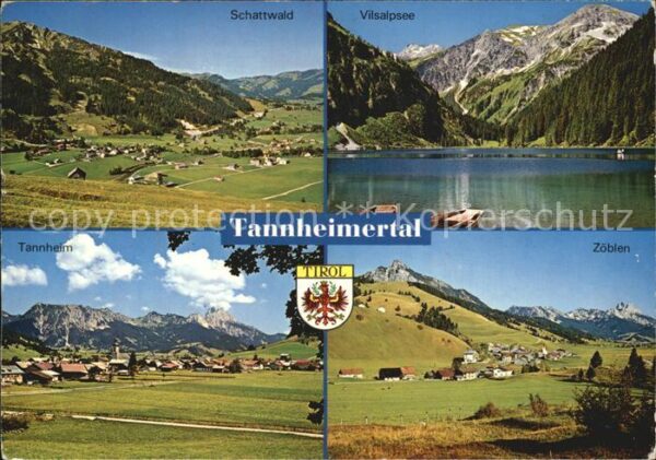 Tannheimertal Schattwald Vilsalpsee Tannheim Zöbeln