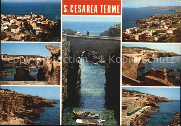 San Cesareta Therme Steilküste Bucht Teilansicht