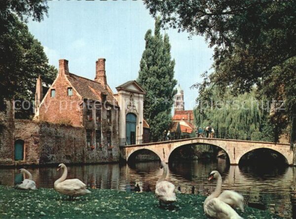 Bruges BRUGGE Belgie Eingang des Beguinenklosters