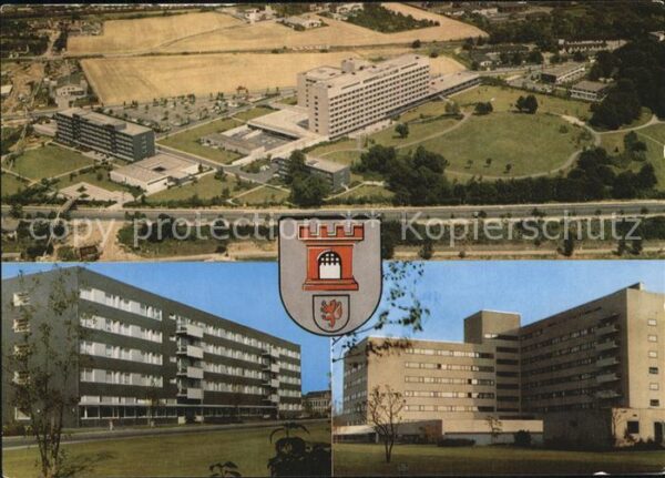 Porz Koeln Fliegeraufnahme Krankenhaus