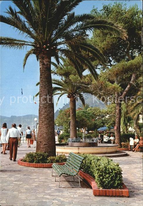 ALASSIO Savona Liguria IT Promenade am Meer