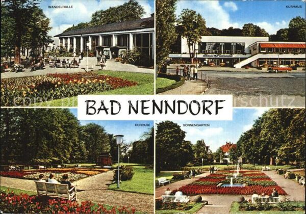 Bad Nenndorf Wandelhalle Kurpark Sonnengarten Kurhau