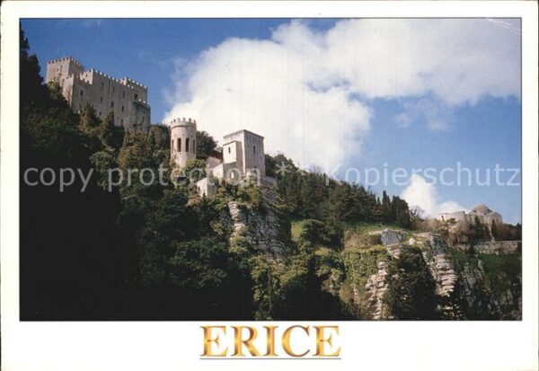 Erice Panorama mit Burg