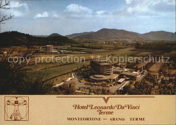 Monteortone Fliegeraufnahme Hotel Leonardo da Vinci