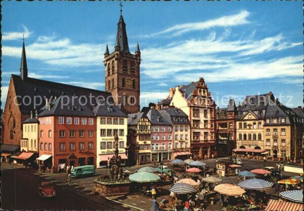 Trier Hauptmarkt Petrusbrunnen