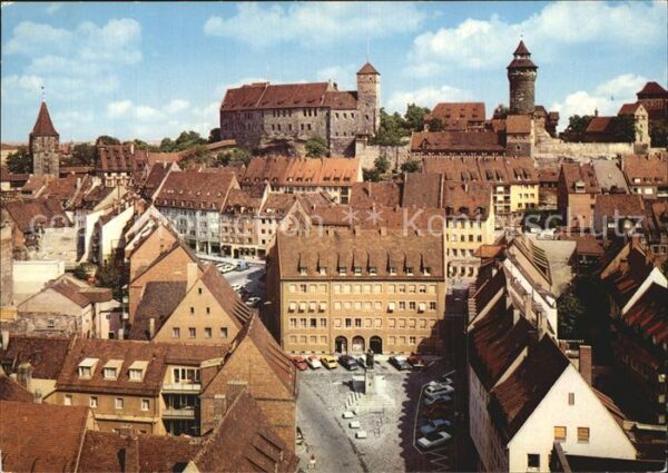Nuernberg Altstadt mit Burg