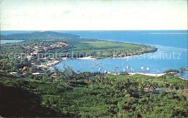 Puerto Rico Panorama Las Croabas Fishing Village