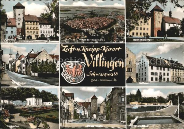 Villingen-Schwenningen Riedtor Fliegeraufnahme Bickentor Alt V