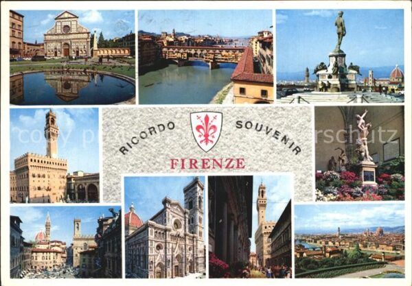 Firenze Florenz Bauwerke Sehenswürdigkeiten Teilansicht