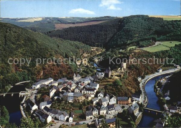 Esch-sur-Sure Vue generale aerienne