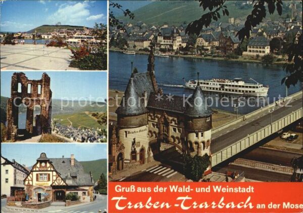 Traben-Trarbach Schiffsanlegestelle Brücken Schenke Rui
