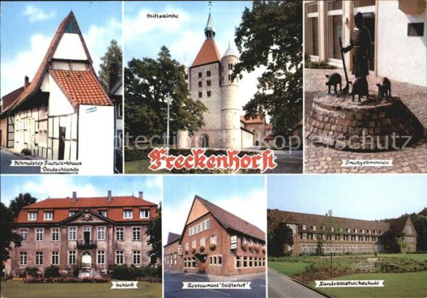 Freckenhorst Schmalstes Fachwerkhaus Stiftskirche Fr
