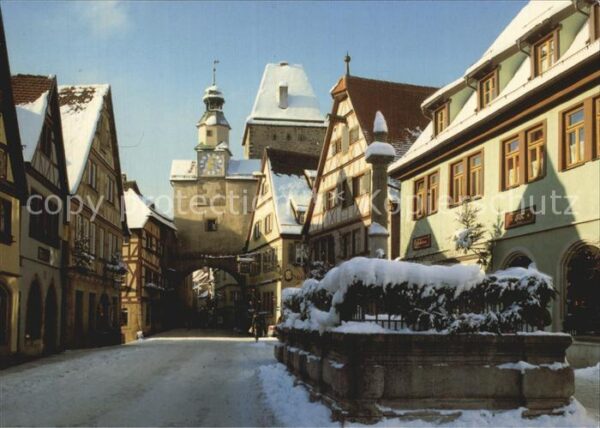 Rothenburg Tauber Röderbogen mit Markusturm