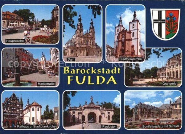 Fulda Hauptwache Dom Stadtpfarrkirche Marktst