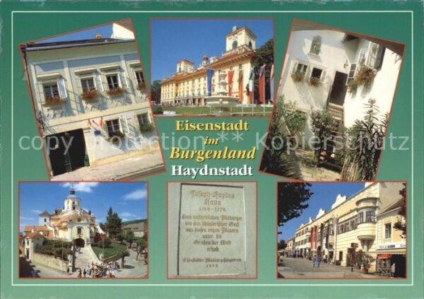 Eisenstadt Haydnhaus Schloss Esterhazy Hofansicht