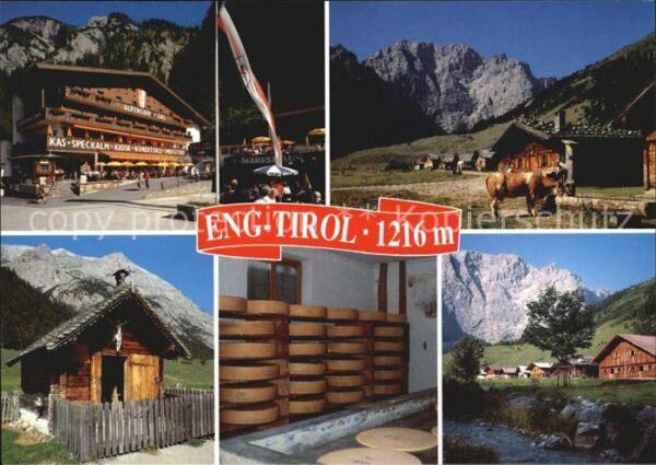 Eng Hinterriss Tirol Alpengasthof Eng Alpencafe Eng Almen Te