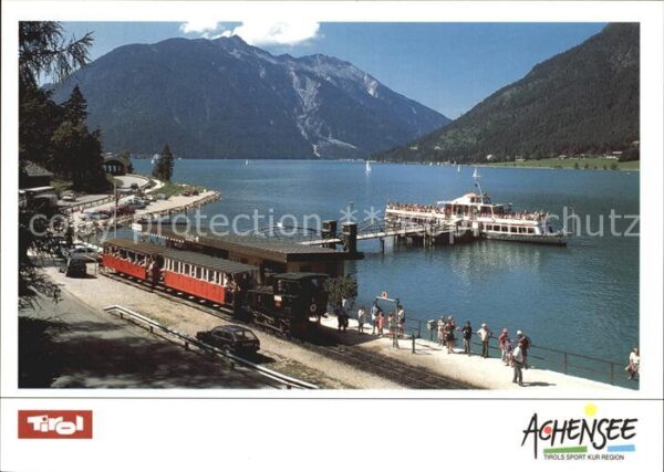 Achensee Eisenbahn Anlegesteg Fährschiff