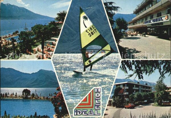 Limone sul Garda Hotel Ideal Details Strand Surfen