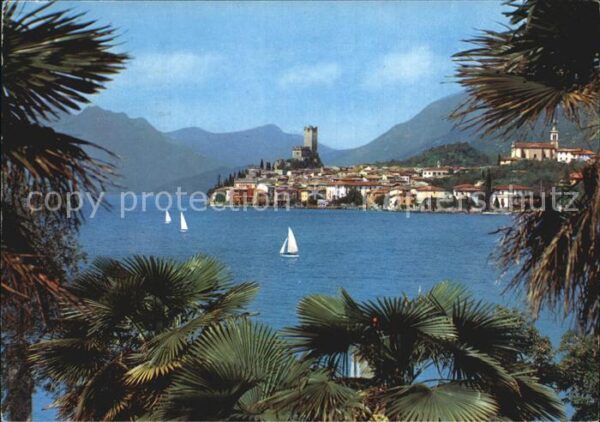 Malcesine Lago di Garda Panorama Castello Chiesa