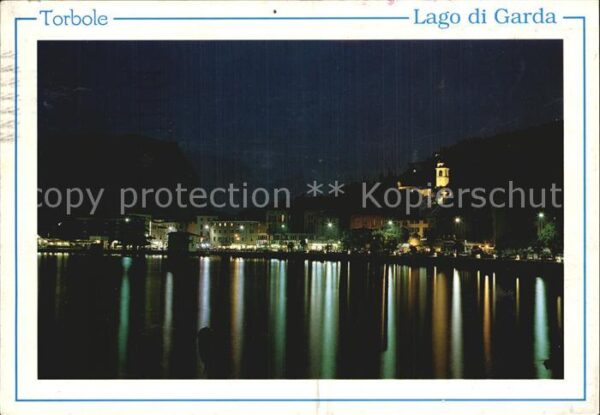 Torbole Lago di Garda Nachtaufnahme