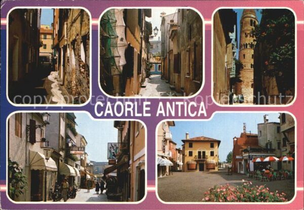 Caorle Venezia Dorfmotive Gassen