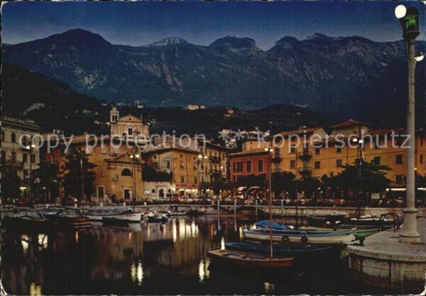 Malcesine Lago di Garda Il Porto notturno