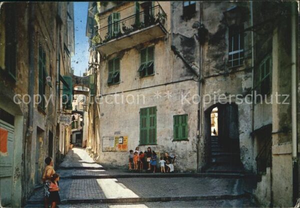 Bordighera Scorcio caratteristico della citta vech