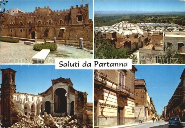 Partanna Trapani Castel dei Grifeo Panorama Motivo