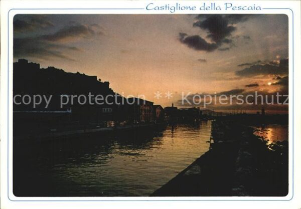 Castiglione della Pescaia Hafen Dämmerung