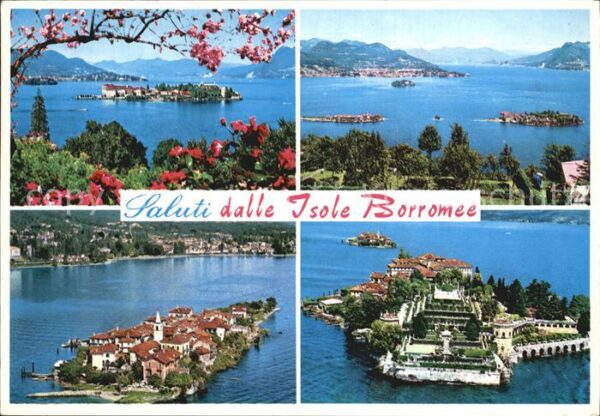 Isole Borromee Lago Maggiore Panorama Fliegeraufnahmen