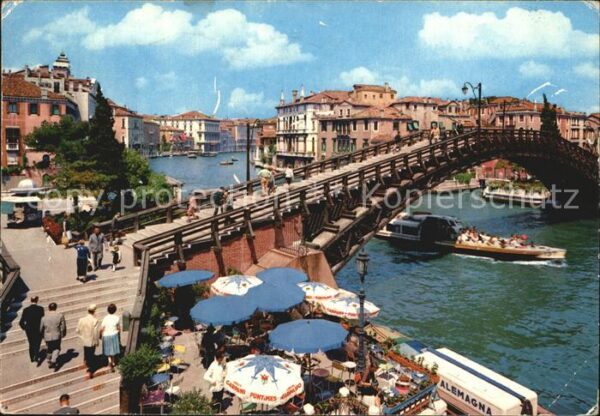 Venezia Venedig Canal Grande e Ponte dell Accademia
