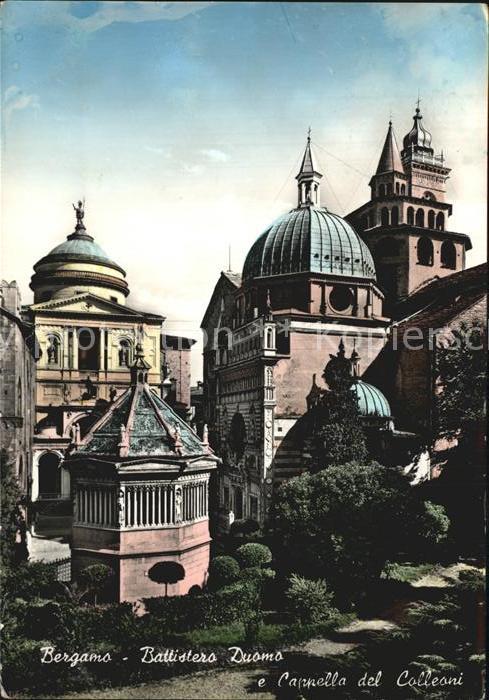 Bergamo Battistero Duomo e Cappella del Colleon