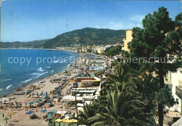 ALASSIO Savona Liguria IT Spiaggia di levante