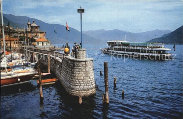 Cannobio Lago Maggiore Mole Fährschiff