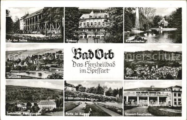 Bad Orb Kurpark Kurhaus Saline Spessar-Sanatori