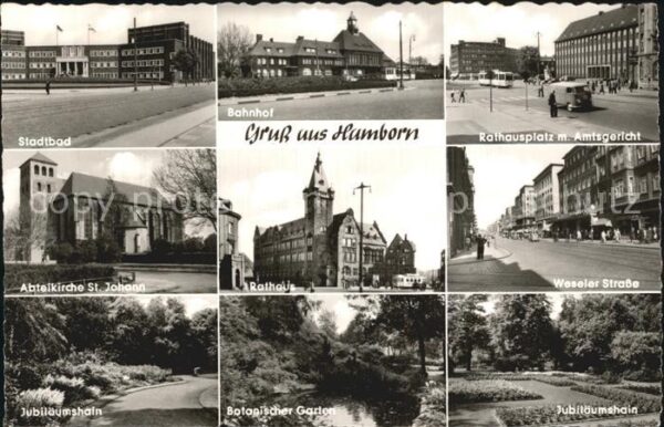 Hamborn Rathausplatz Weseler-Strasse Botanische
