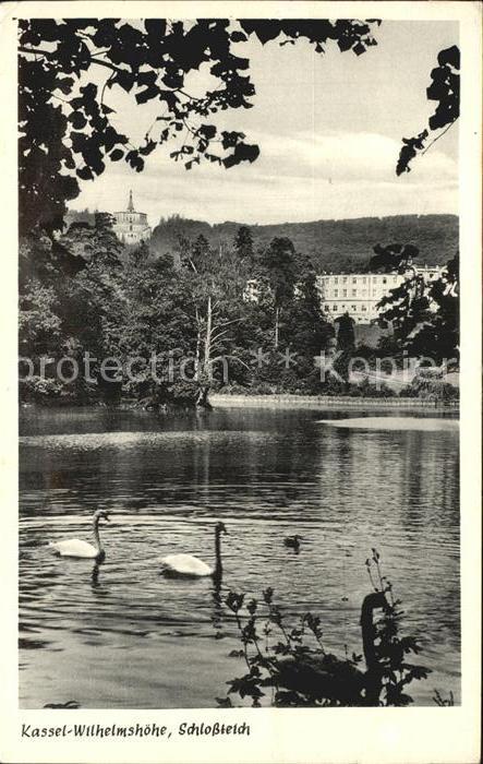 Kassel Wilhelmshöhe Schlossteich