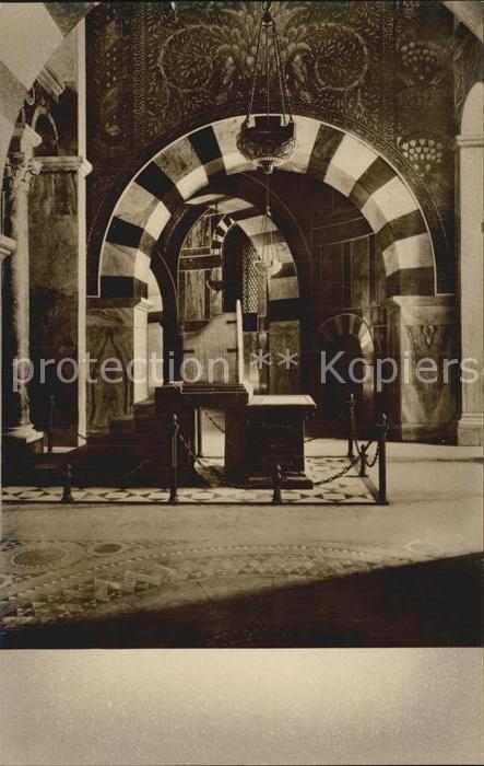 Aachen Kaiserstuhl des Karls des Grossen