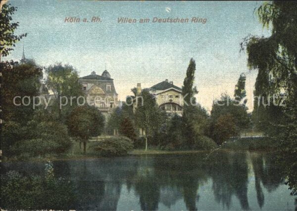 Koeln Rhein Villen am Deutschen Ring