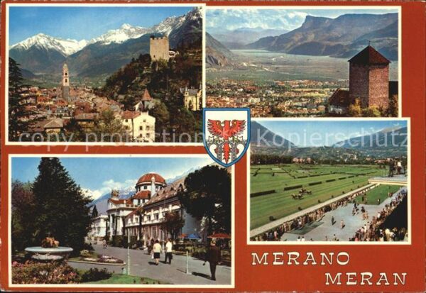 Merano Meran Fliegeraufnahme