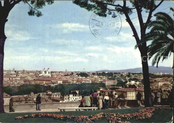 Roma Rom Veduta dal Gianicolo