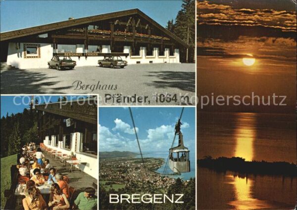 Bregenz Vorarlberg Berghaus Pfänder Seilbahn