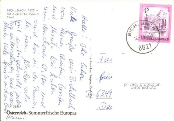 Bichlbach mit Zugspitze – Bild 2