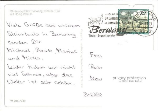 Berwang Tirol Fliegeraufnahme mit Hönig – Bild 2