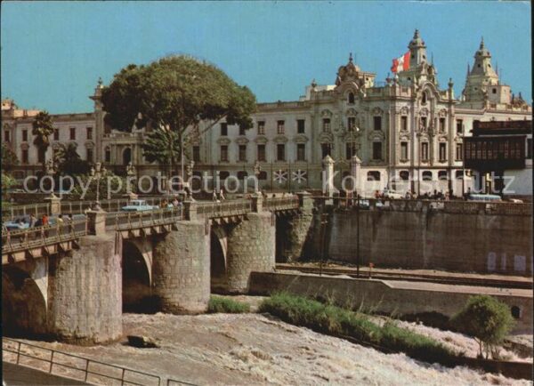 Lima Peru Stonebridge over Rimac River