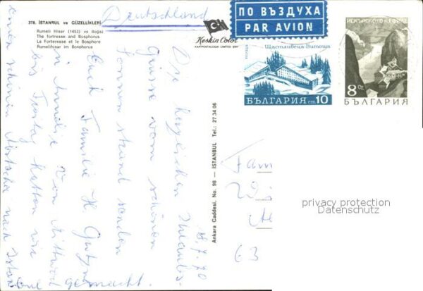 Istanbul Constantinopel Rumeli Hisar – Bild 2