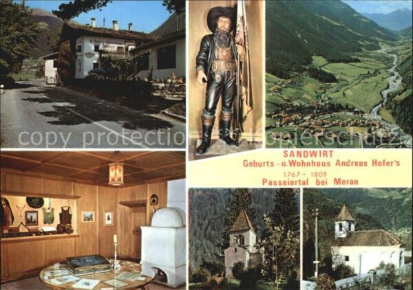 Passeier bei Meran Sandwirt Geburtshaus Andreas