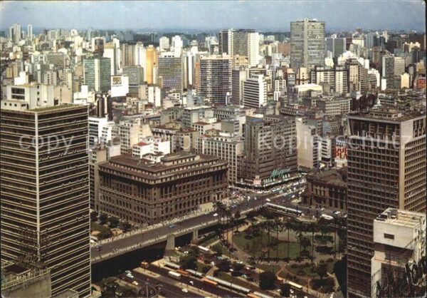 São Paulo Fliegeraufnahme Skyline