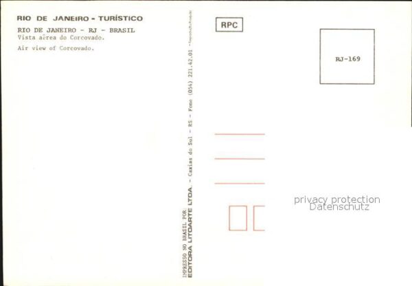 Rio de Janeiro Fliegeraufnahme Cocovado – Bild 2