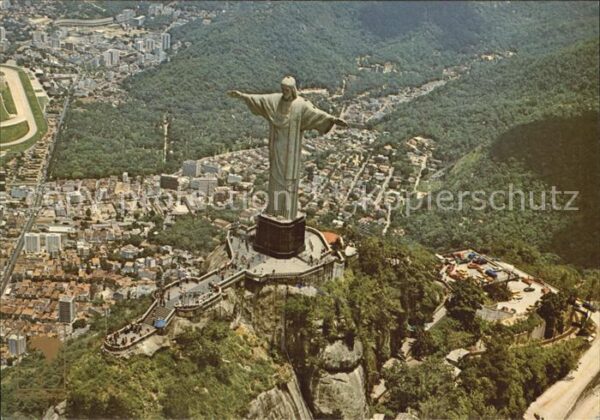 Rio de Janeiro Fliegeraufnahme Cocovado